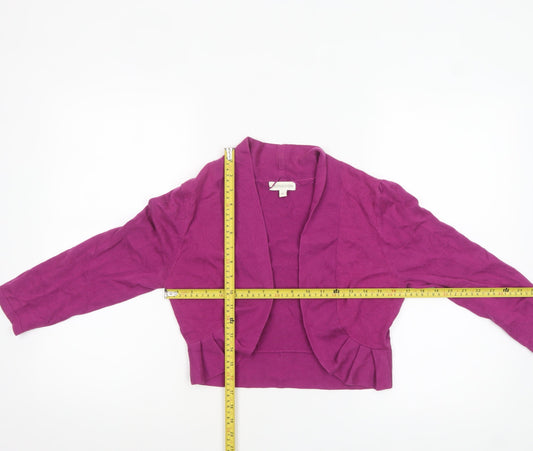 Womens UK Size M Monsoon Purple Cardigan Jumper