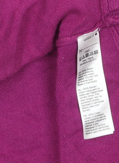 Womens UK Size M Monsoon Purple Cardigan Jumper