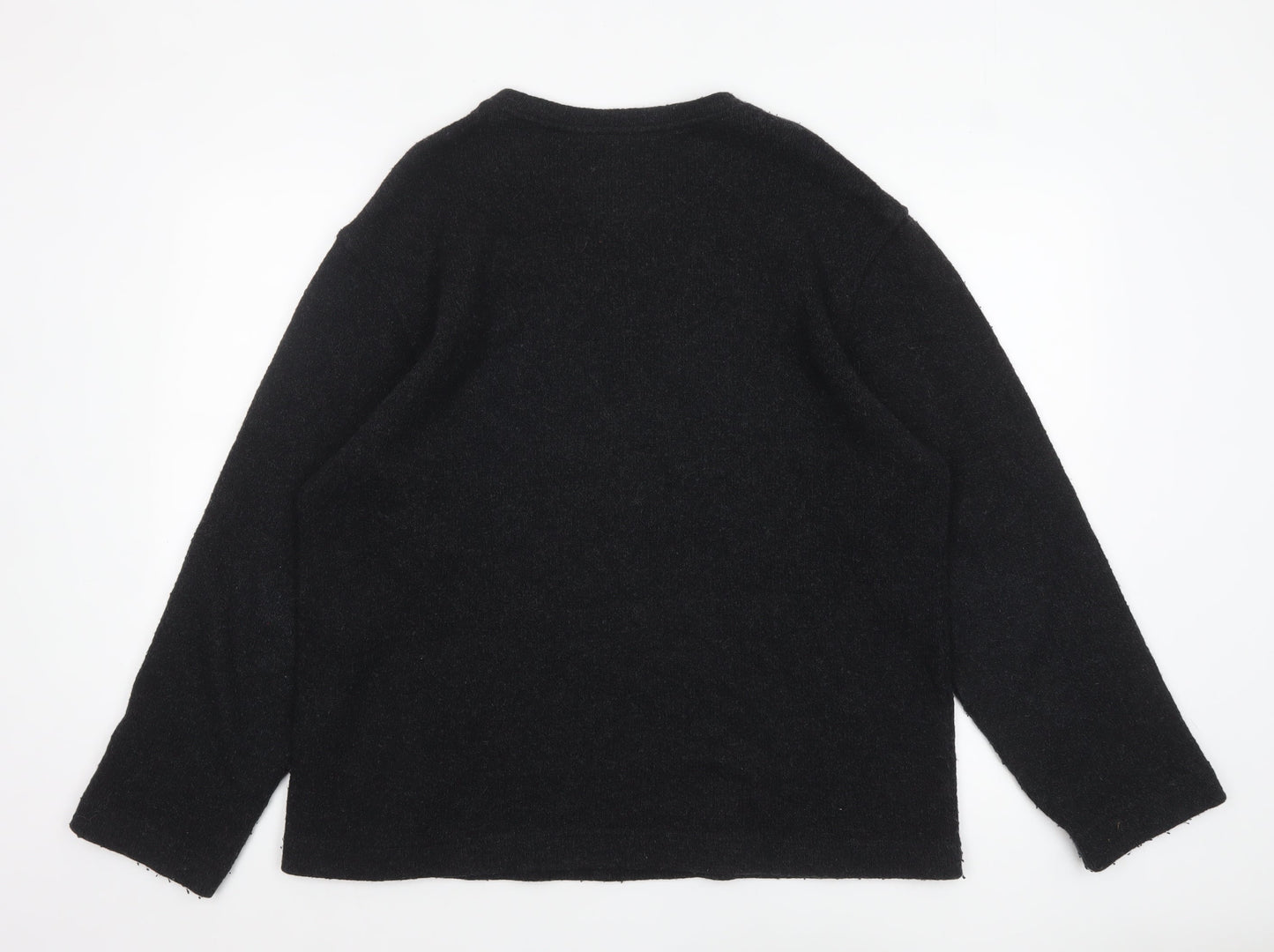 Mens UK Size L Kickers Black Pullover Jumper