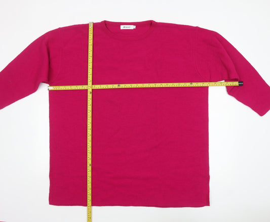 Womens UK Size 24/26 Damart Pink Pullover Jumper
