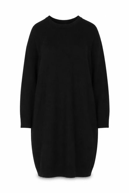 Vero Moda Women’s Black Knit Jumper Dress Size M Long Sleeve