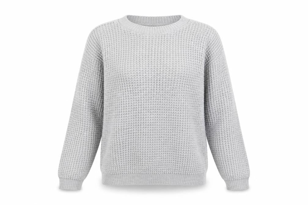Womens UK Size M Boohoo Grey Pullover Jumper