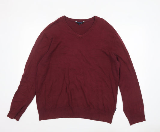 Mens UK Size XL Sonneti Red Pullover Jumper