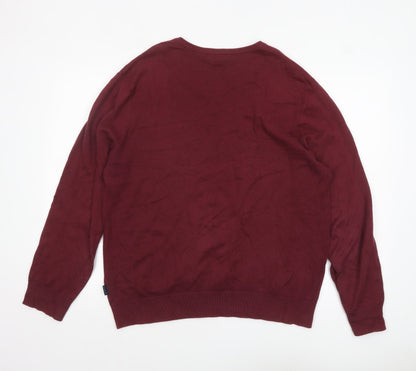 Mens UK Size XL Sonneti Red Pullover Jumper