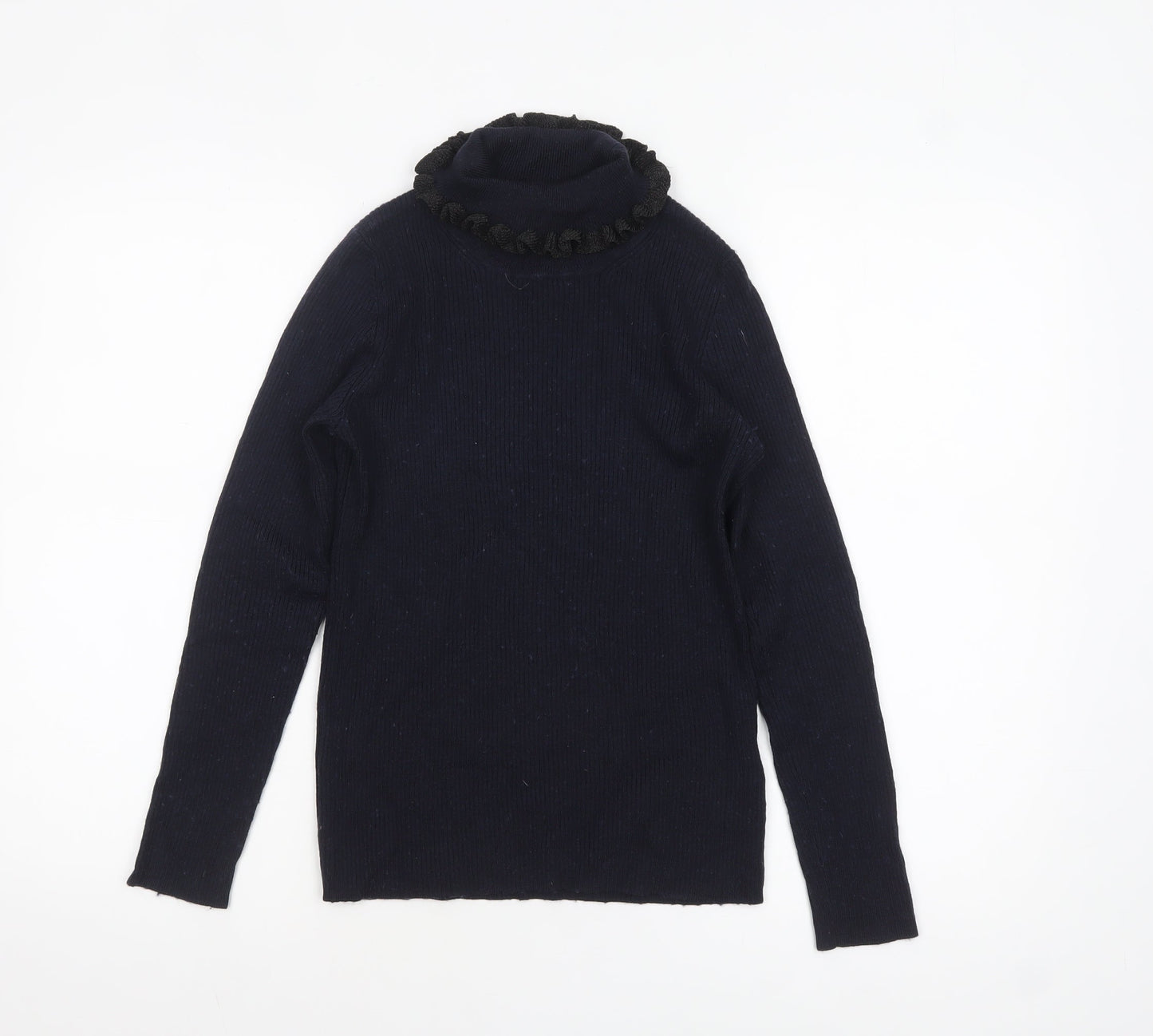 Womens UK Size 12 CLAUDIE PIERLOT Blue Pullover Jumper