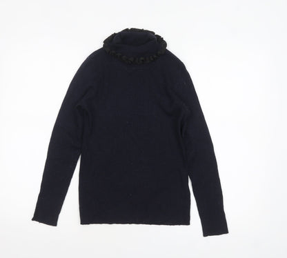 Womens UK Size 12 CLAUDIE PIERLOT Blue Pullover Jumper