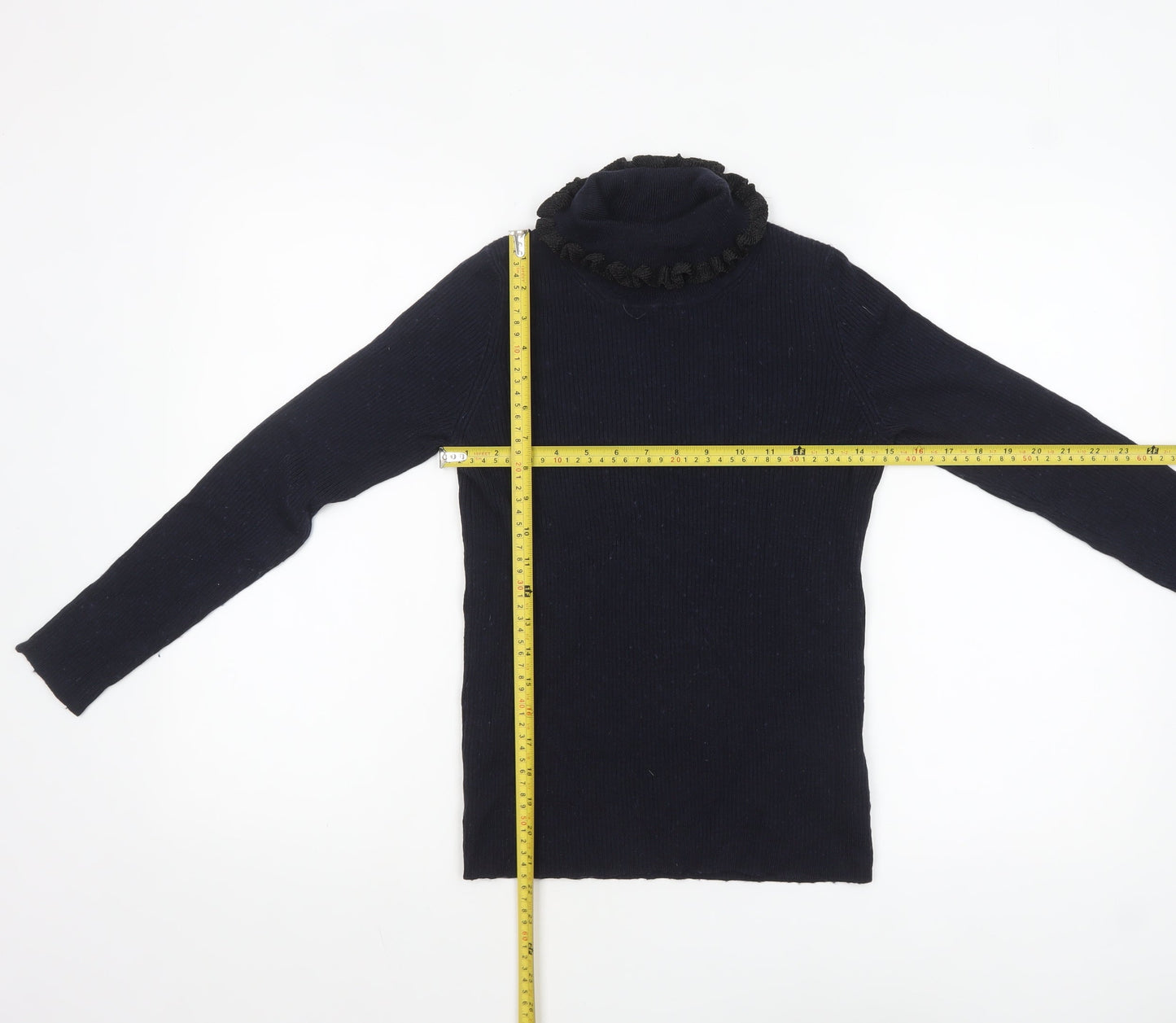 Womens UK Size 12 CLAUDIE PIERLOT Blue Pullover Jumper