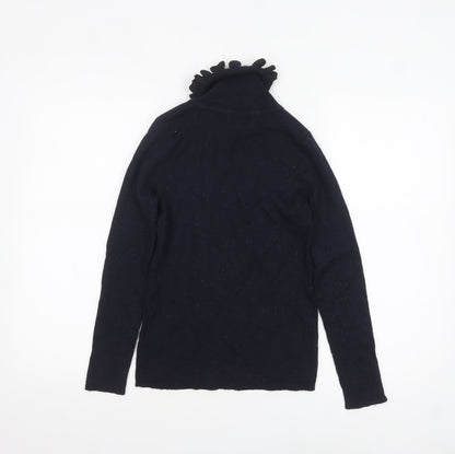 Womens UK Size 12 CLAUDIE PIERLOT Blue Pullover Jumper