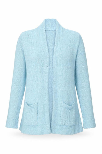 Womens UK Size M Isaac Mizrahi Live Blue Cardigan Jumper