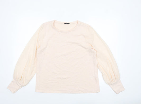 Womens UK Size 14 M&Co Pink Tunic Blouse