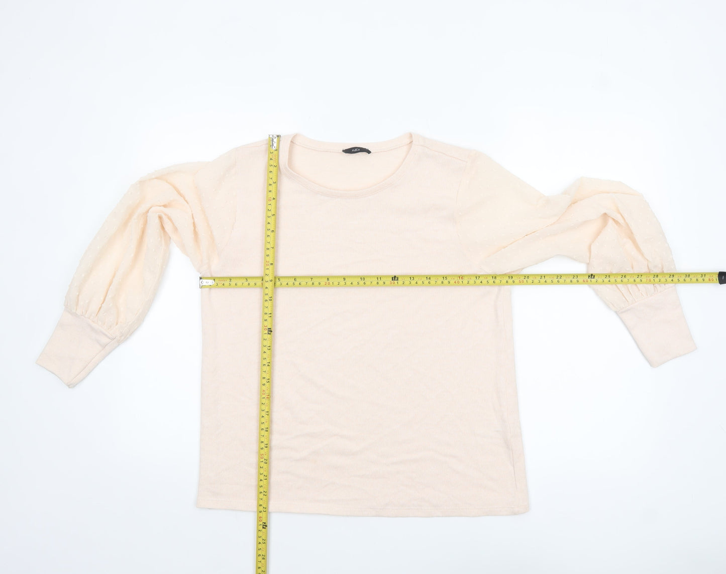 Womens UK Size 14 M&Co Pink Tunic Blouse