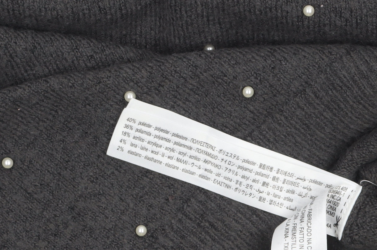 Womens UK Size S Zara Grey Pullover Jumper