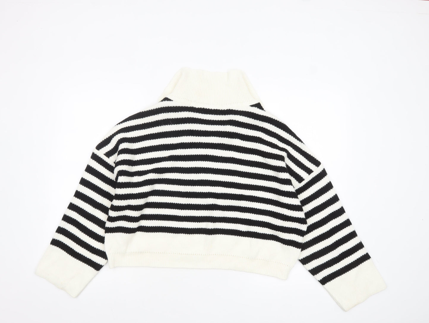 Womens UK Size S Topshop Black Pullover Jumper