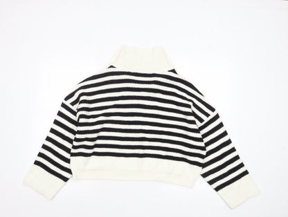 Womens UK Size S Topshop Black Pullover Jumper