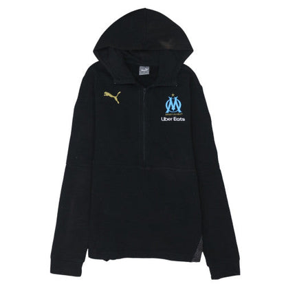 Mens UK Size M PUMA Black Pullover Hoodie