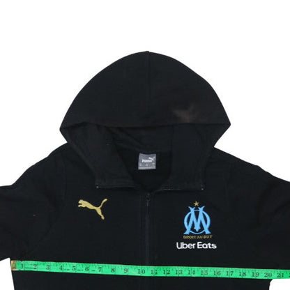 Mens UK Size M PUMA Black Pullover Hoodie