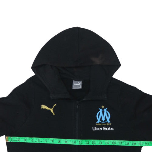 Mens UK Size M PUMA Black Pullover Hoodie