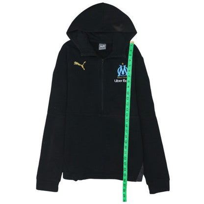 Mens UK Size M PUMA Black Pullover Hoodie