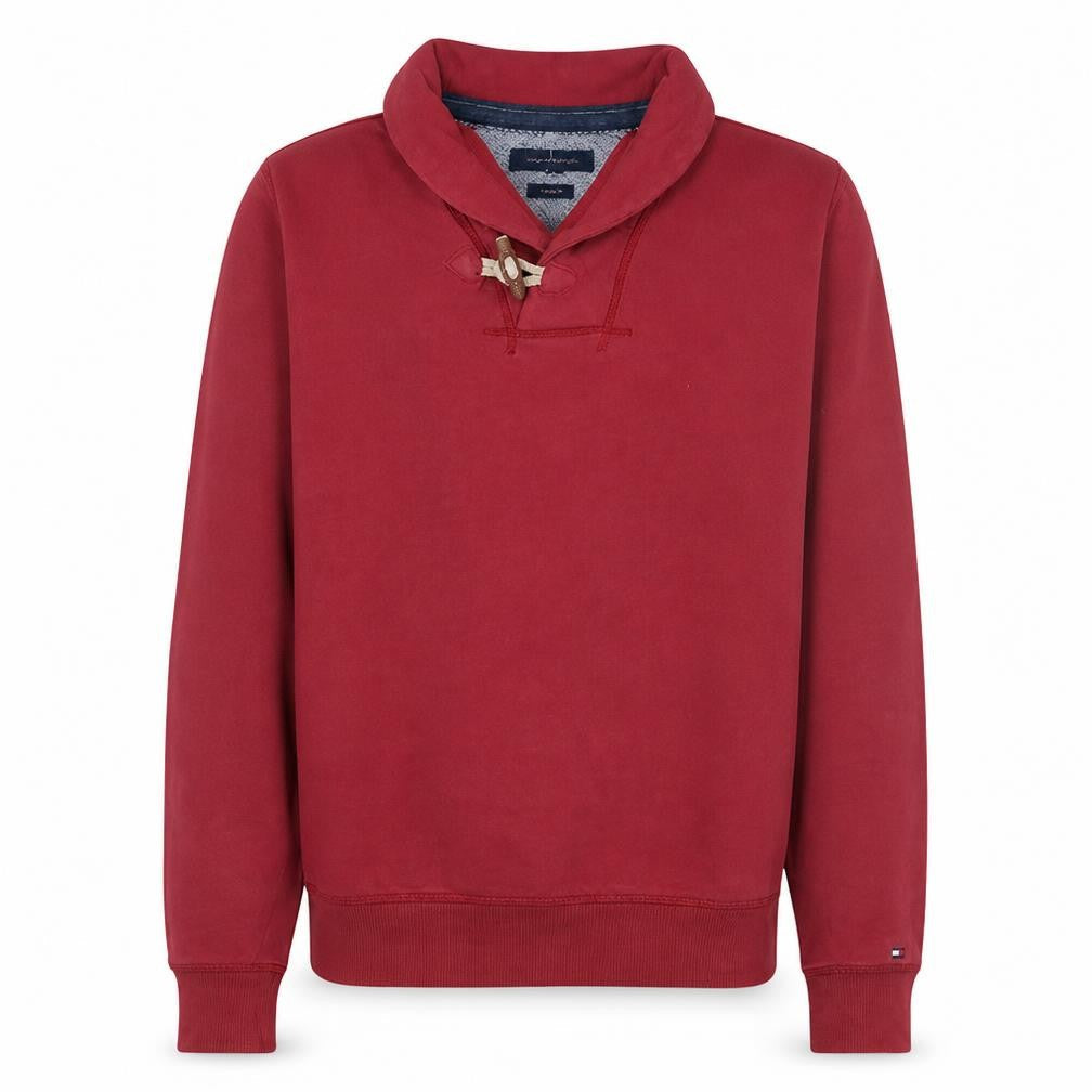 Mens UK Size M Tommy Hilfiger Red Pullover Sweatshirt