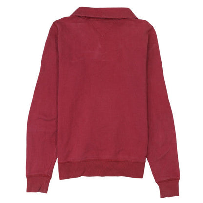 Mens UK Size M Tommy Hilfiger Red Pullover Sweatshirt