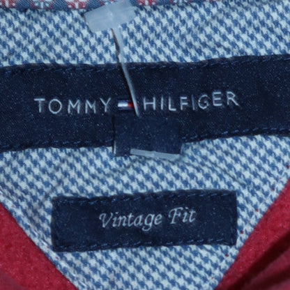 Mens UK Size M Tommy Hilfiger Red Pullover Sweatshirt