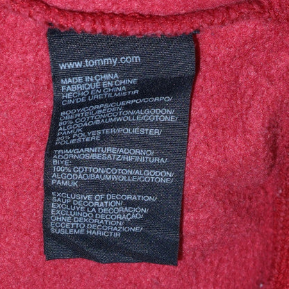 Mens UK Size M Tommy Hilfiger Red Pullover Sweatshirt