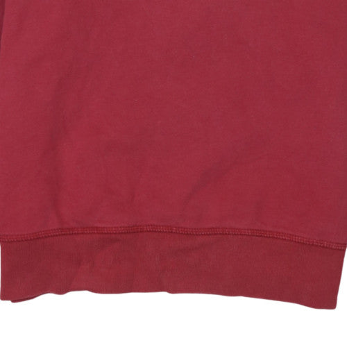 Mens UK Size M Tommy Hilfiger Red Pullover Sweatshirt