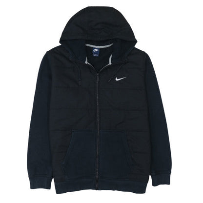 Mens UK Size L Nike Black Full Zip Hoodie