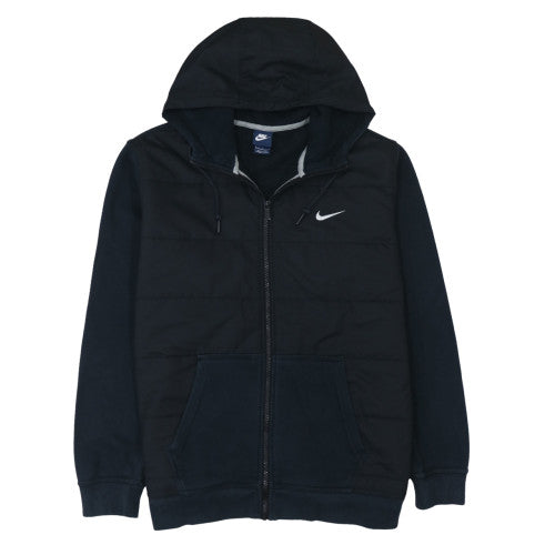 Mens UK Size L Nike Black Full Zip Hoodie