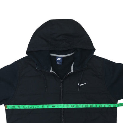 Mens UK Size L Nike Black Full Zip Hoodie
