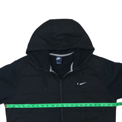 Mens UK Size L Nike Black Full Zip Hoodie