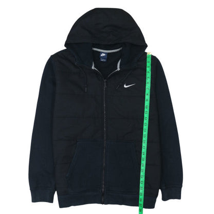 Mens UK Size L Nike Black Full Zip Hoodie