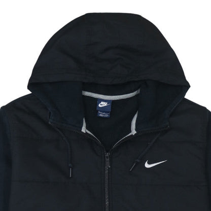 Mens UK Size L Nike Black Full Zip Hoodie
