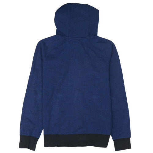 Mens UK Size S Nike Blue Full Zip Hoodie