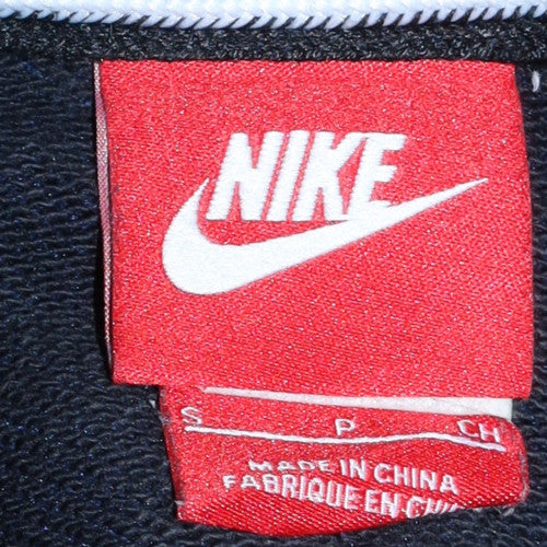 Mens UK Size S Nike Blue Full Zip Hoodie