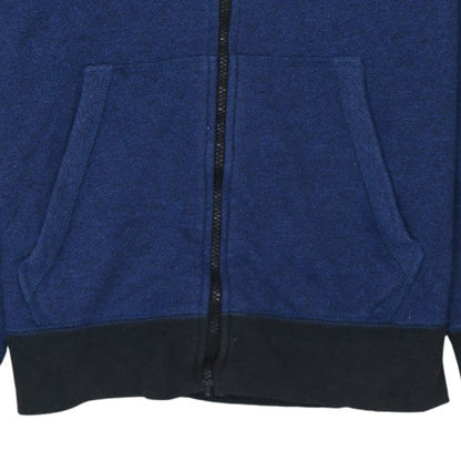 Mens UK Size S Nike Blue Full Zip Hoodie
