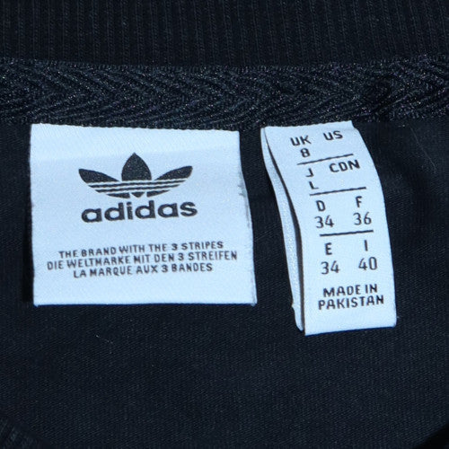 Womens UK Size 8 adidas Black Basic T-Shirt