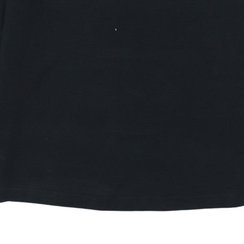 Womens UK Size 8 adidas Black Basic T-Shirt