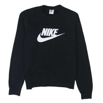 Womens UK Size M Nike Black Pullover Sweatshirt