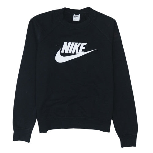 Womens UK Size M Nike Black Pullover Sweatshirt