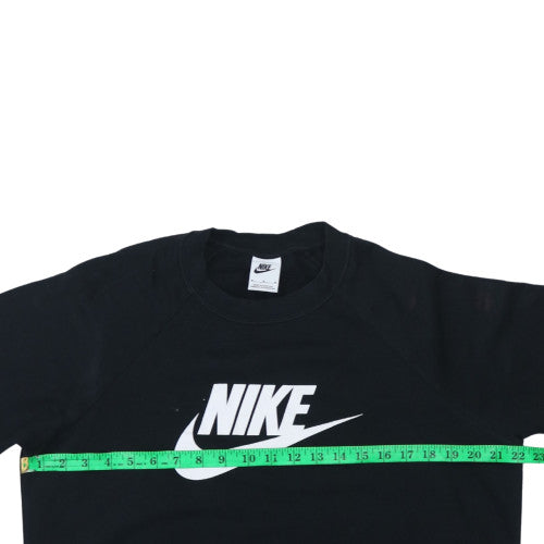 Womens UK Size M Nike Black Pullover Sweatshirt
