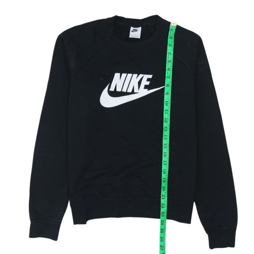 Womens UK Size M Nike Black Pullover Sweatshirt