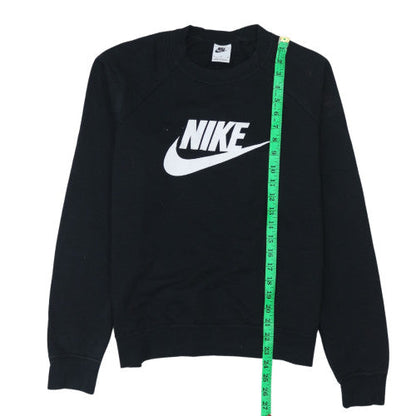 Womens UK Size M Nike Black Pullover Sweatshirt