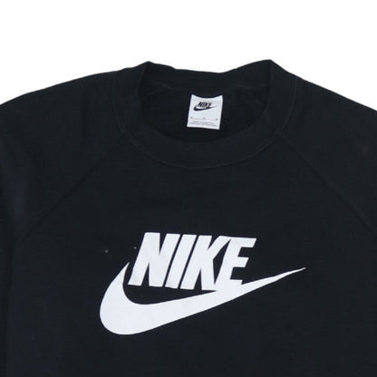 Womens UK Size M Nike Black Pullover Sweatshirt