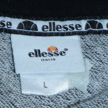 Mens UK Size L ellesse Black Full Zip Hoodie