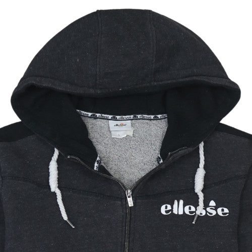 Mens UK Size L ellesse Black Full Zip Hoodie