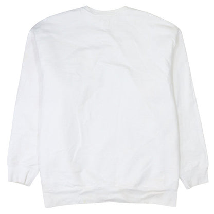 Mens UK Size 2XL Levi's White Pullover Sweatshirt