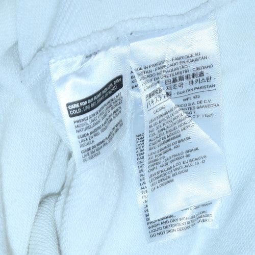 Mens UK Size 2XL Levi's White Pullover Sweatshirt