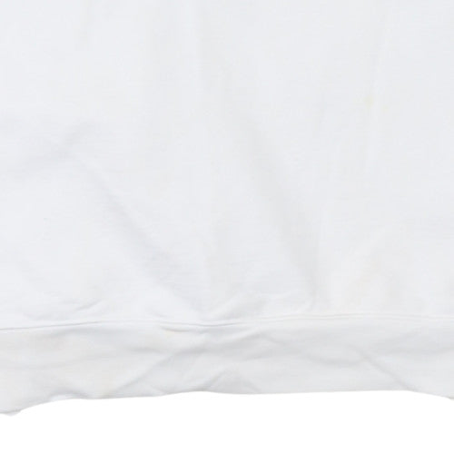 Mens UK Size 2XL Levi's White Pullover Sweatshirt