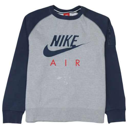 Mens UK Size XL Nike Grey Pullover Sweatshirt